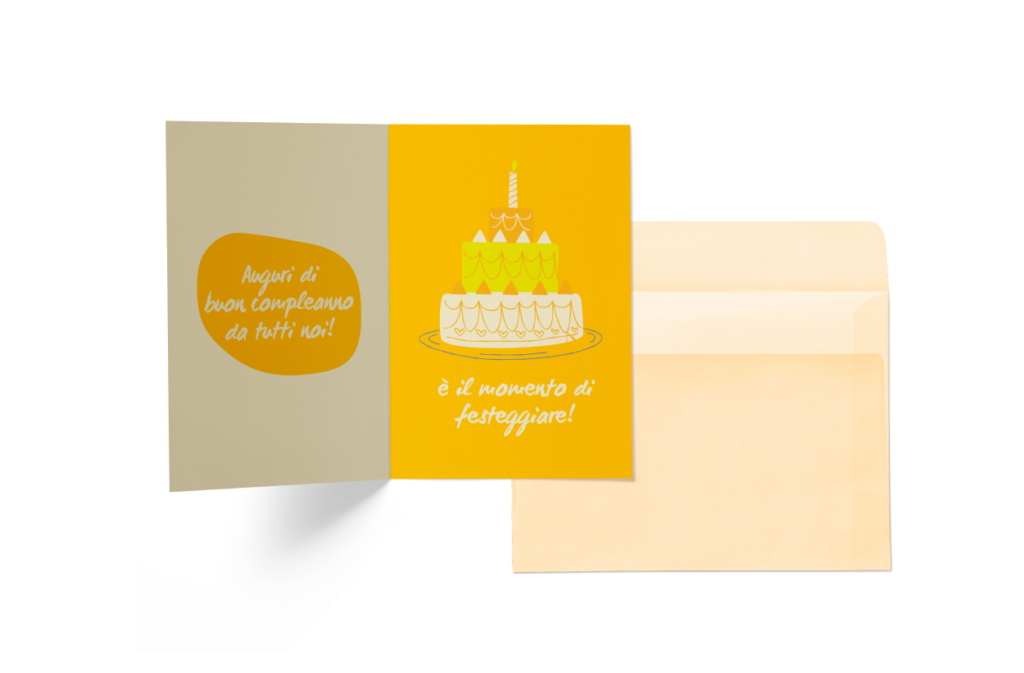 biglietto di auguri personalizzato